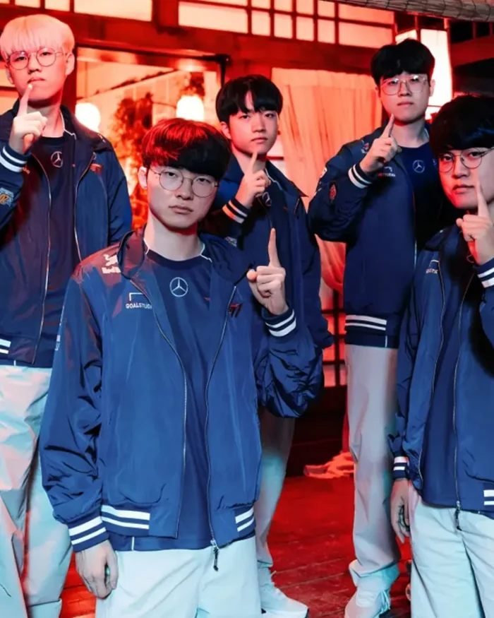 T1 2024 MSI Blue Jacket | Trendy Leather Jackets