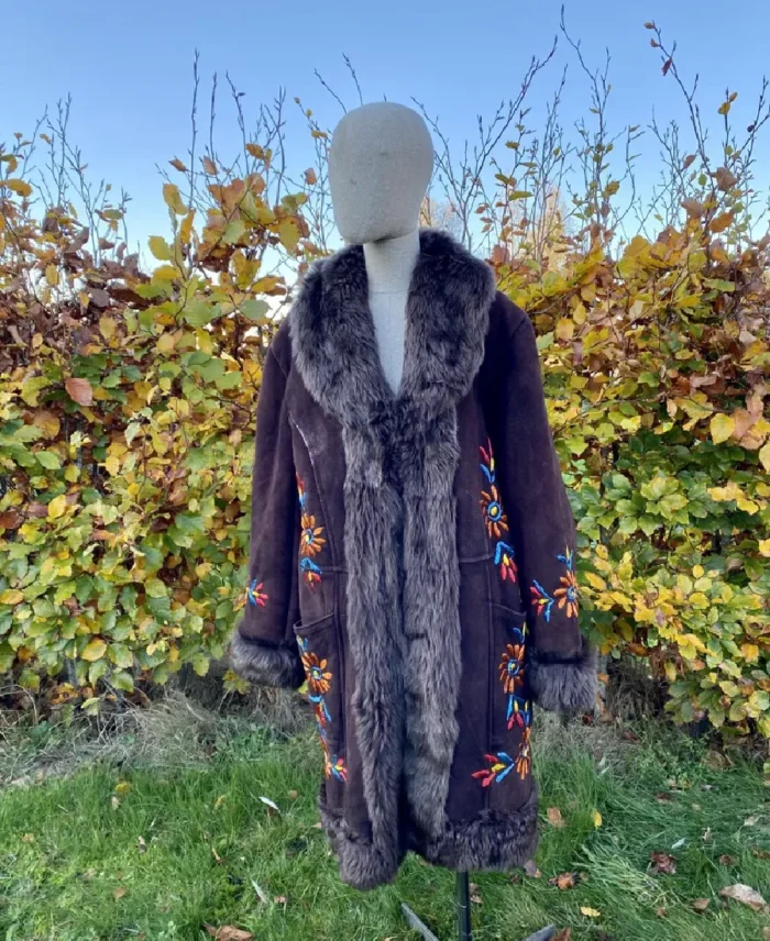 Tamira Sheepskin Afghan Coat | Trendy Leather Jackets