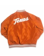 Texas Orange Bomber Jacket | Trendy Leather Jackets