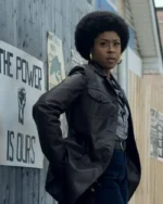The Big Cigar Teressa Dixon Black Leather Coat | Trendy Leather Jackets