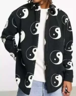The Circle S06 Jordan Staff Fleece Jacket | Trendy Leather Jackets