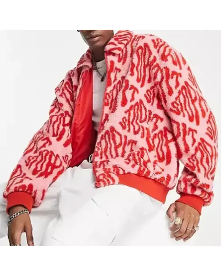 The Circle S06 Jordan Staff Fuzzy Jacket | Trendy Leather Jackets
