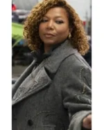 The Equalizer S04 Queen Latifah Peacoat | Trendy Leather Jackets