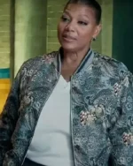 The Equalizer S04 Robyn McCall Floral Bird Jacket | Trendy Leather Jackets