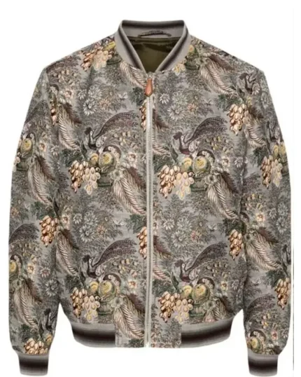 The Equalizer S04 Robyn McCall Floral Bird Jacket | Trendy Leather Jackets