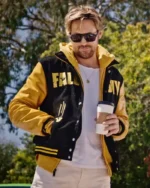 The Fall Guy Ryan Gosling Varsity Jacket | Trendy Leather Jackets