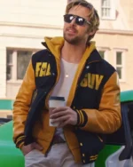 The Fall Guy Ryan Gosling Varsity Jacket | Trendy Leather Jackets