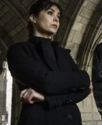 The Penguin Cristin Milioti Black Coat | Trendy Leather Jackets