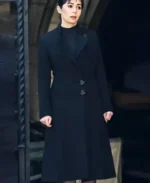 The Penguin Cristin Milioti Black Coat | Trendy Leather Jackets