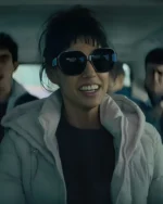 The Umbrella Academy Final Season Lila Pitts Puffer Jacket | Trendy Leather Jackets
