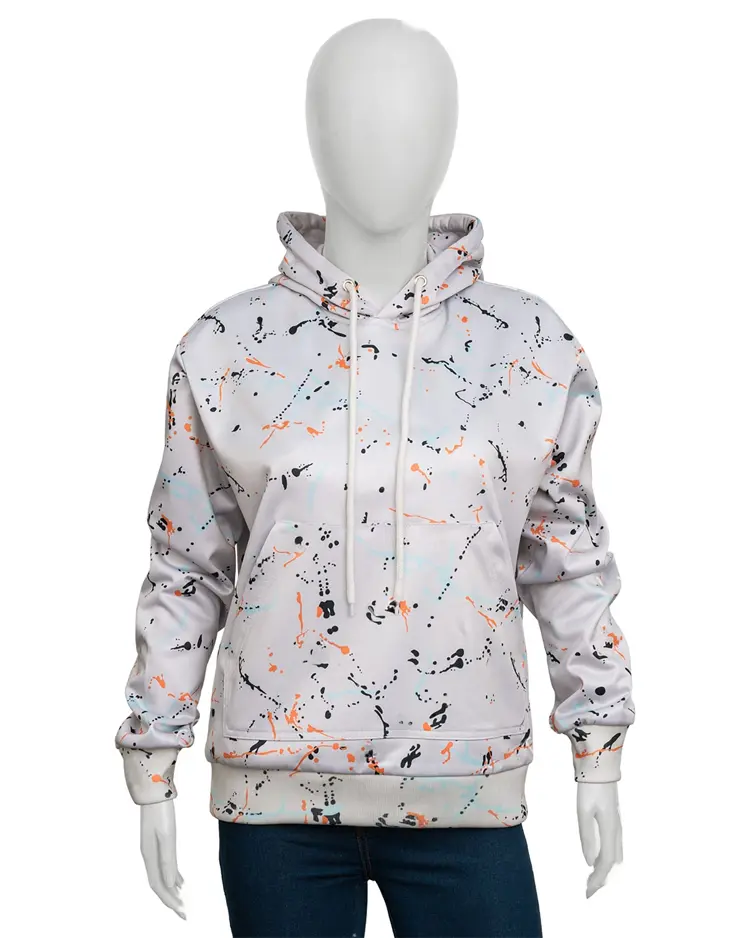 The Upshaws S04 Kim Fields Splatter Hoodie | Trendy Leather Jackets