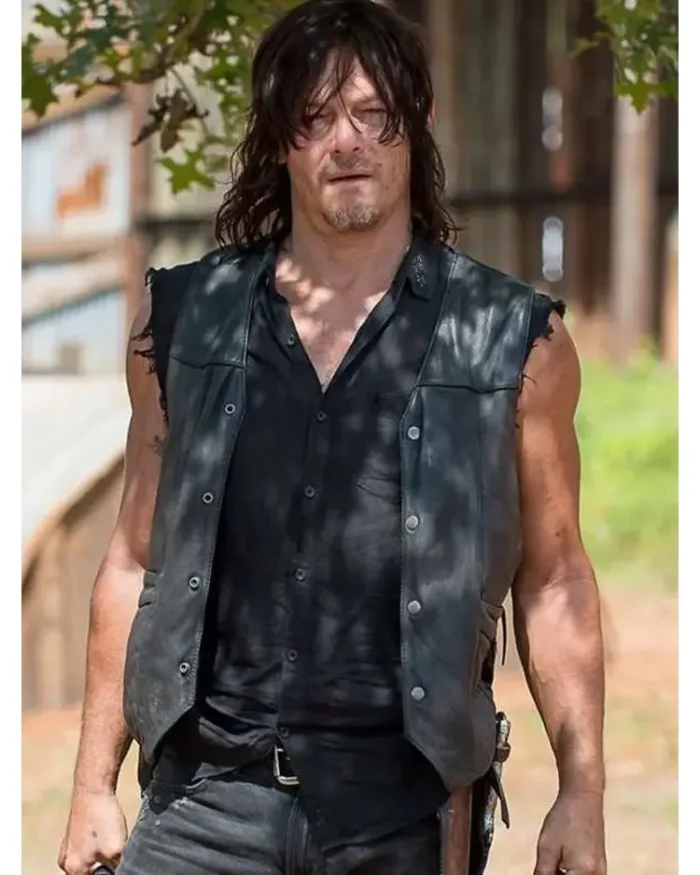 The Walking Dead Daryl Dixon Vest | Trendy Leather Jackets