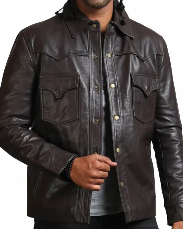 The Walking Dead Governor Leather Jacket | Trendy Leather Jackets