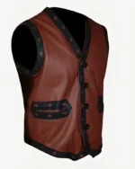 The Warriors Leather Vest | Trendy Leather Jackets