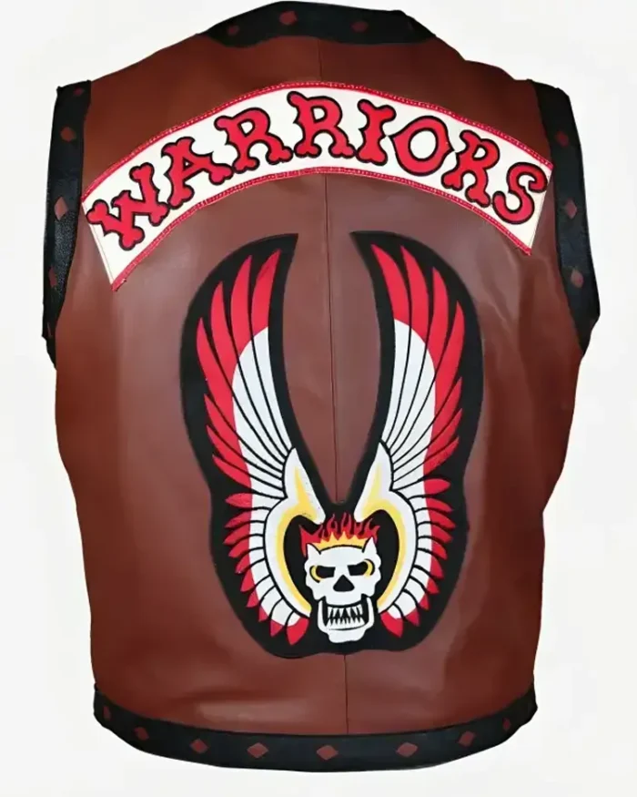 The Warriors Leather Vest | Trendy Leather Jackets