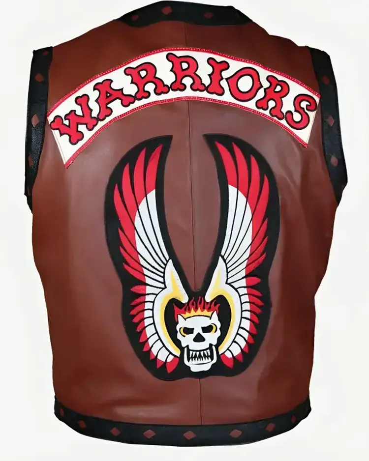 The Warriors Leather Vest | Trendy Leather Jackets