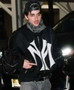 Timothee Chalamet SNL Afterparty Bomber Jacket | Trendy Leather Jackets