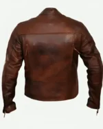 Tivoli Retro Brown Cruiser Removable Armour Jacket | Trendy Leather Jackets