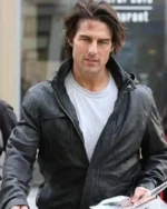 Tom Cruise Mission Impossible Ghost Protocol Black Jacket | Trendy Leather Jackets