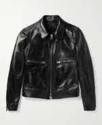 Tom Ford Black Leather Jacket | Trendy Leather Jackets