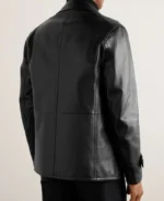 Tom Ford Black Leather Peacoat | Trendy Leather Jackets