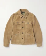 Tom Ford Heathered Suede Leather Jacket | Trendy Leather Jackets