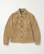 Tom Ford Heathered Suede Leather Jacket | Trendy Leather Jackets