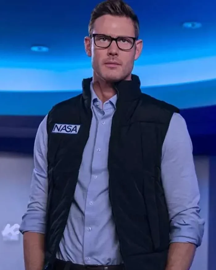 Tom Hopper Space Cadet 2024 Black Vest | Trendy Leather Jackets