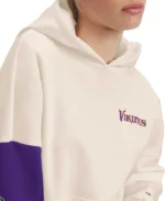Tommy Hilfiger Minnesota Vikings Harriet Pullover Hoodie | Trendy Leather Jackets