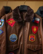 Trendy Aviator leather Jacket