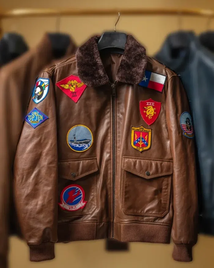 Trendy Aviator leather Jacket