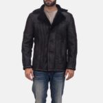 Trendy Furcliff Double Face Shearling Leather Jacket | Trendy Leather Jackets