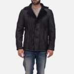 Trendy Furcliff Double Face Shearling Leather Jacket | Trendy Leather Jackets