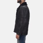 Trendy Furcliff Double Face Shearling Leather Jacket | Trendy Leather Jackets