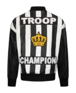 Troop Champion Black Leather Jacket | Trendy Leather Jackets