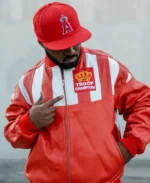 Troop Champion Red Leather Jacket | Trendy Leather Jackets