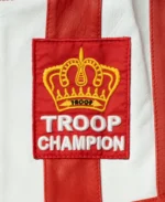 Troop Champion Red Leather Jacket | Trendy Leather Jackets