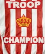 Troop Champion Red Leather Jacket | Trendy Leather Jackets