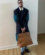 Tyrese Haliburton Black Long Fur Coat | Trendy Leather Jackets