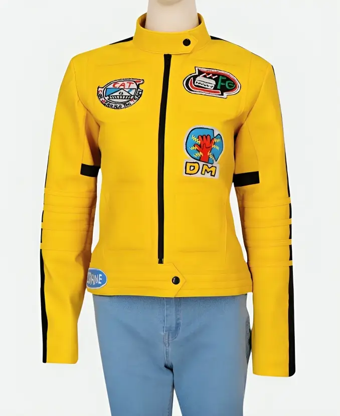 Uma Thurman Kill Bill Leather Jacket | Trendy Leather Jackets
