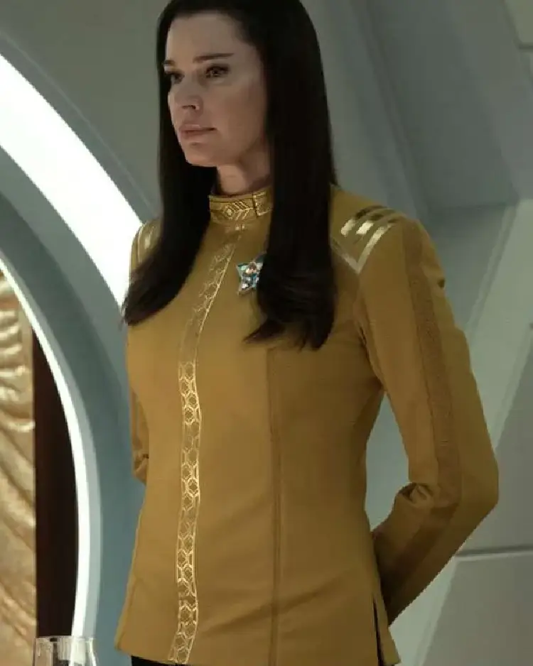 Una Chin-Riley Star Trek Strange New Worlds Yellow Jacket | Trendy Leather Jackets