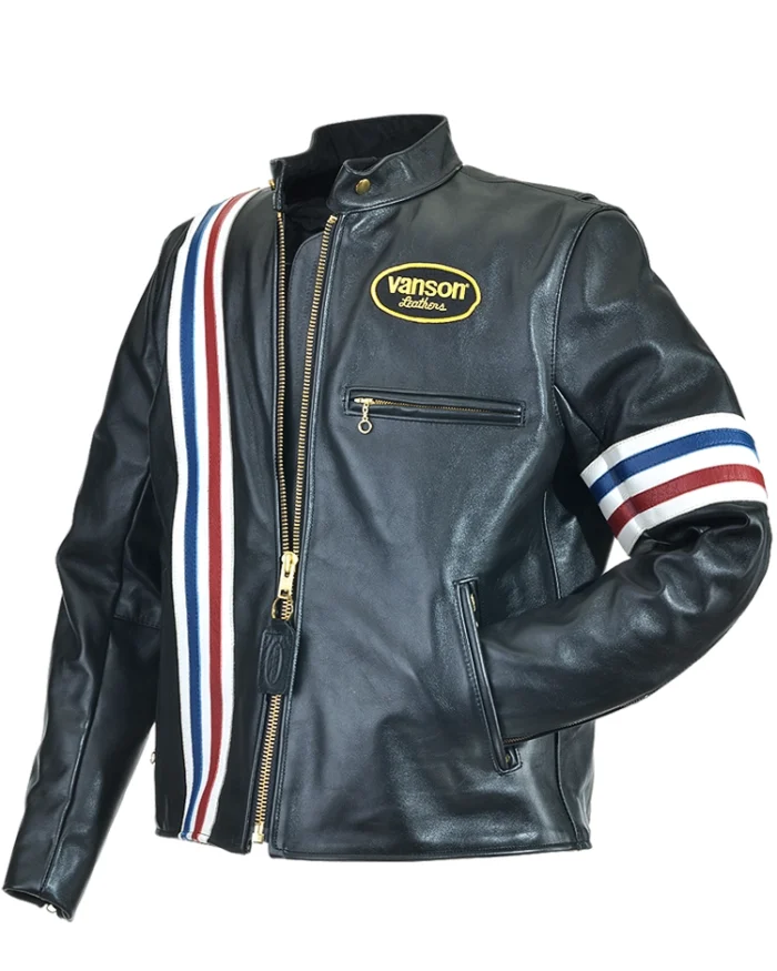 Vanson America Biker Leather Jacket