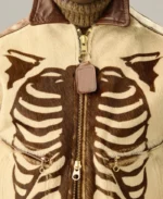 Vanson Pony Hair Bones Biker Jacket | Trendy Leather Jackets