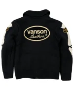 Vanson Skeleton Cowichan Jacket | Trendy Leather Jackets