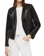 Vela Leather Biker Jacket