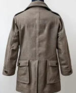 Vintage 1940 Swedish Army Wool Coat Jacket | Trendy Leather Jackets