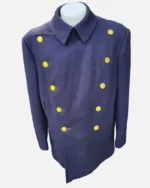 Vintage 1960's NYPD Officer Heavy Wool Reefer Jacket Coat | Trendy Leather Jackets