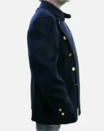 Vintage 1970's NYPD Choker Style Reffer Coat Jacket