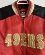 Vintage 1995 San Francisco 49ers Mirage Leather Jacket | Trendy Leather Jackets