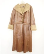 Vintage Faux Leather Afghan Coat | Trendy Leather Jackets